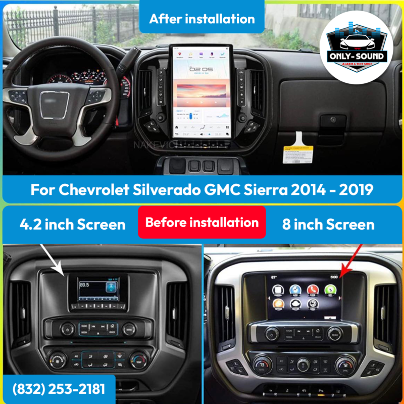 For Chevrolet Silverado GMC Sierra 2014-2019