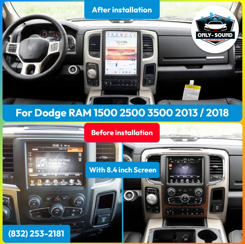 ZWNAV - For Dodge RAM 1500 2500 3500     2013-2018