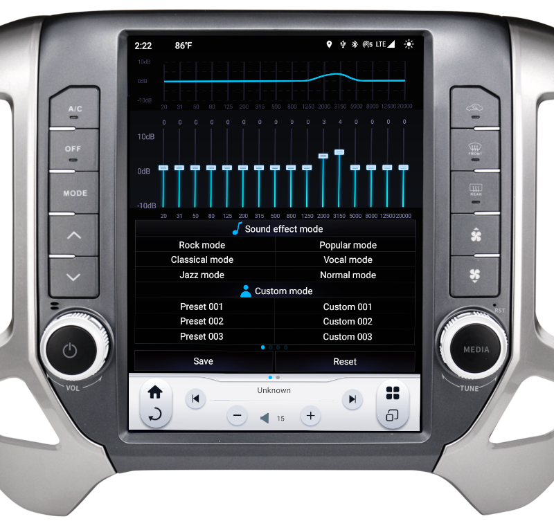 2014-2018 CHEVY SILVERADO / GMC SIERRA GENERATION 6 T-STYLE RADIO