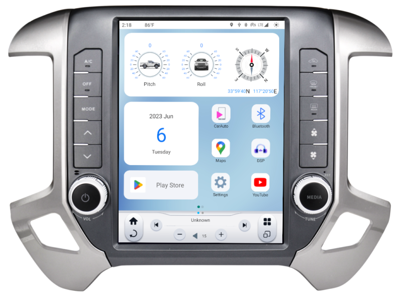 2014-2018 CHEVY SILVERADO / GMC SIERRA GENERATION 6 T-STYLE RADIO
